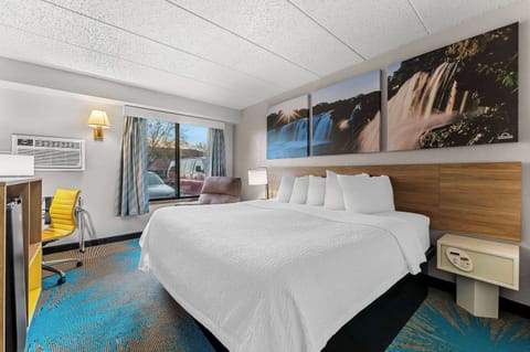 Business Room, 1 King Bed, Non Smoking | In-room safe, desk, blackout drapes, iron/ironing board