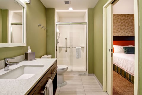 Suite, 1 King Bed with Sofa bed, Non Smoking | Bathroom shower