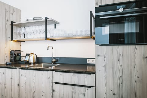 4-Bedroom Panorama Penthouse with Sauna | Private kitchen | Mini-fridge, espresso maker, electric kettle