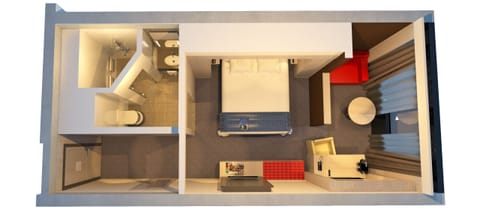 Deluxe Room, Multiple Beds | Floor plan