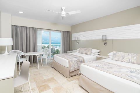 Deluxe Partial Ocean view Double | Free minibar, in-room safe, laptop workspace, blackout drapes