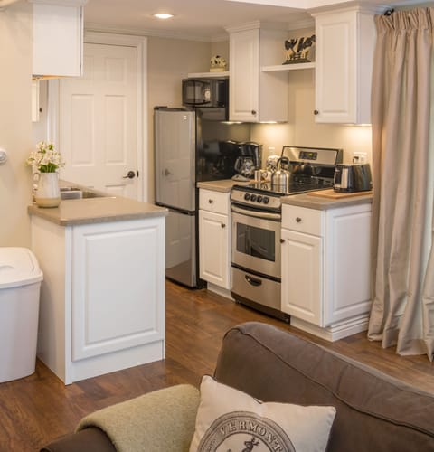 Family Suite, 1 Bedroom | Private kitchen | Microwave