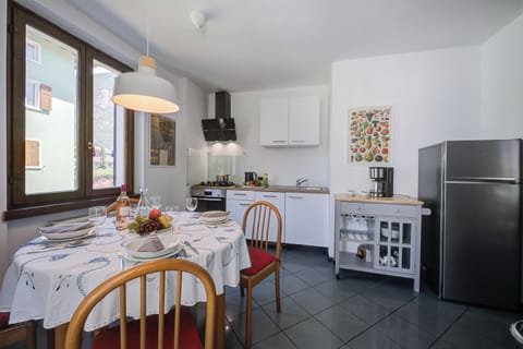 Family Apartment, 1 Bedroom (The Rock View) | Private kitchen | Fridge, microwave, oven, stovetop