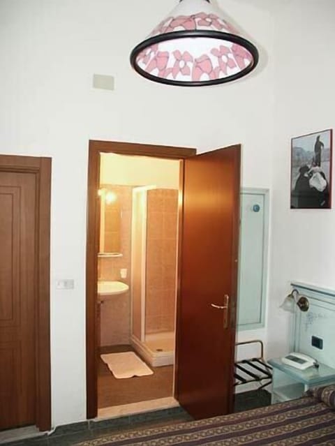 Shower, free toiletries, hair dryer, bidet