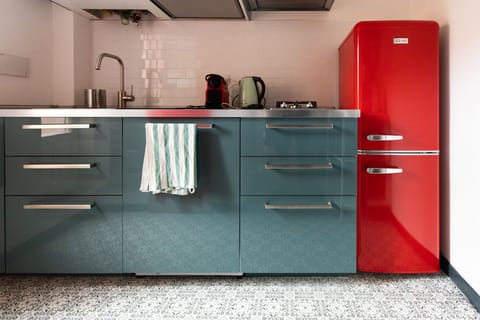 Apartment | Private kitchen | Fridge, stovetop, cookware/dishes/utensils