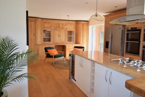 Fridge, dishwasher, electric kettle, toaster