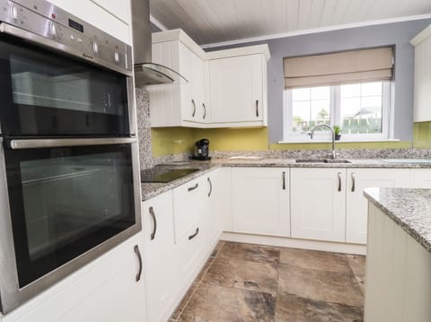 Fridge, dishwasher, electric kettle, toaster