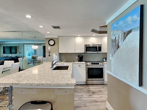 Condo, Multiple Beds, Balcony, Ocean View (#810 - No Pets Allowed) | Private kitchen | Fridge, microwave, oven, stovetop