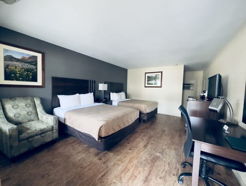 Room, 2 Queen Beds (Pet-friendly) | Desk, iron/ironing board, rollaway beds, free WiFi