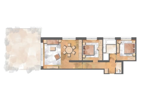 Deluxe Apartment | Floor plan