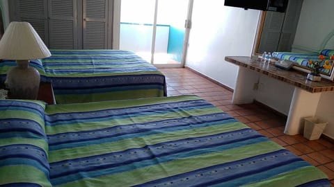 Classic Quadruple Room, Balcony, Ocean View | Free WiFi