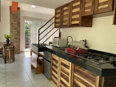 PALMAS DE CHAHUE D (48 MTS2) | Private kitchen | Full-size fridge, microwave, oven, stovetop