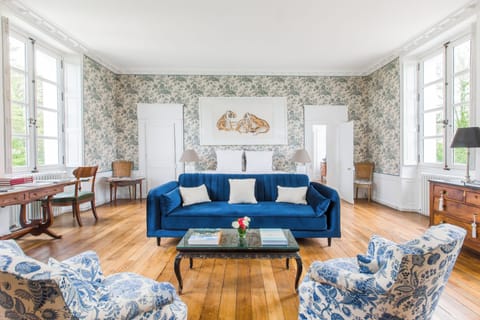 Suite Blue | Individually decorated, individually furnished, laptop workspace