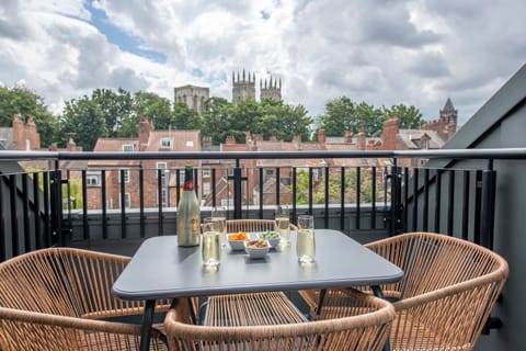 Luxury Apartment, Ensuite (Apartment 8) | Balcony view