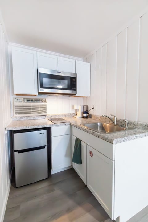 Premium Suite | Private kitchen | Microwave, coffee/tea maker, cleaning supplies