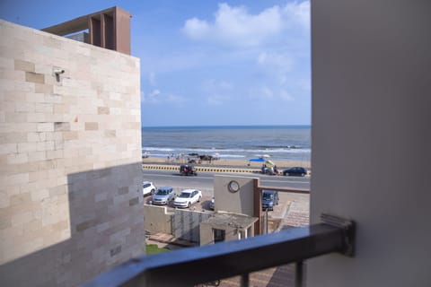 Deluxe Double Room, Partial Sea View | Premium bedding, memory foam beds, desk, laptop workspace