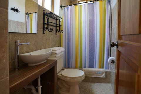 Double Room, Private Bathroom | Bathroom | Shower, hair dryer, towels