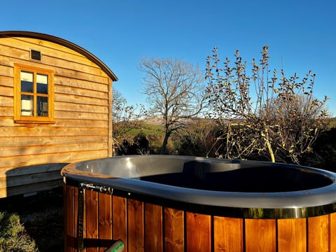 Cabin | Outdoor spa tub