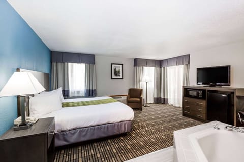 Deluxe Studio Suite, 1 King Bed, Non Smoking | Pillowtop beds, in-room safe, desk, blackout drapes