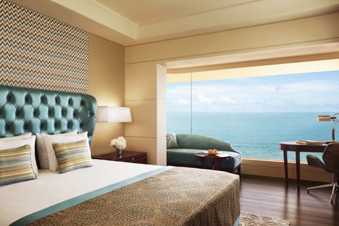 Taj Club, Club Room, 1 King Bed, Ocean View | Minibar, in-room safe, desk, blackout drapes