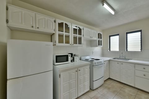 Apartment, 2 Bedrooms, Annex Building (Landside) | Private kitchen | Fridge, microwave, electric kettle, toaster