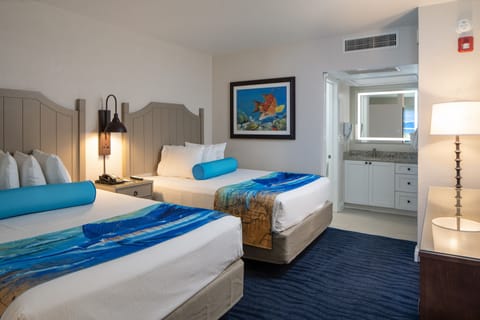 Resort View Studio 2 Queen Beds | Pillowtop beds, in-room safe, individually decorated