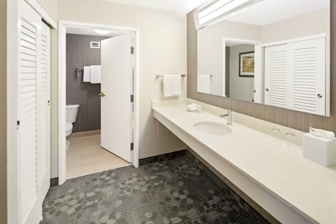 Suite, 1 Bedroom | Bathroom | Combined shower/tub, free toiletries, hair dryer, towels