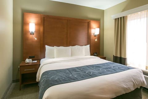 Suite, 1 King Bed, Non Smoking | Premium bedding, in-room safe, desk, soundproofing
