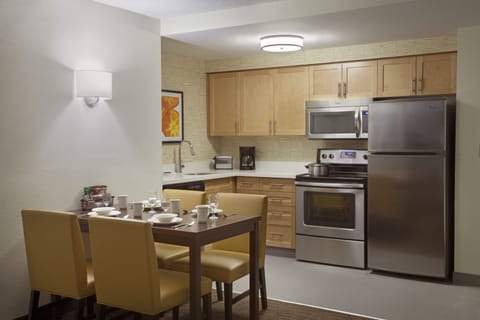 Suite, 2 Bedrooms, Non Smoking | Private kitchenette | Full-size fridge, microwave, stovetop, dishwasher