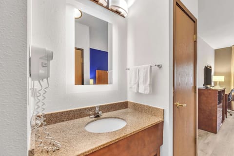 Standard Room, 1 King Bed, Non Smoking | Down comforters, desk, laptop workspace, blackout drapes