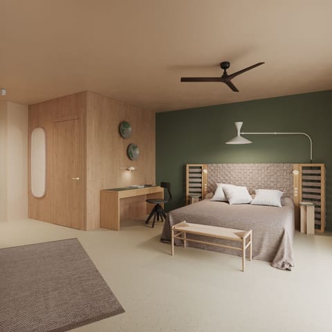 Deluxe Double Room | In-room safe, individually furnished, desk, soundproofing