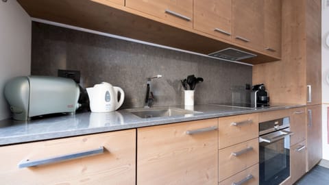 Apartment (1 Bedroom) | Private kitchen | Microwave, oven, espresso maker, electric kettle