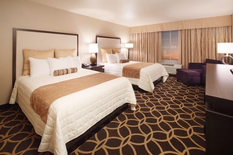 Deluxe Room, 2 Queen Beds, Non Smoking | Hypo-allergenic bedding, down comforters, in-room safe, desk