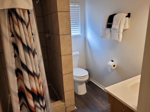 Deluxe Room | Bathroom | Free toiletries, hair dryer, soap, shampoo