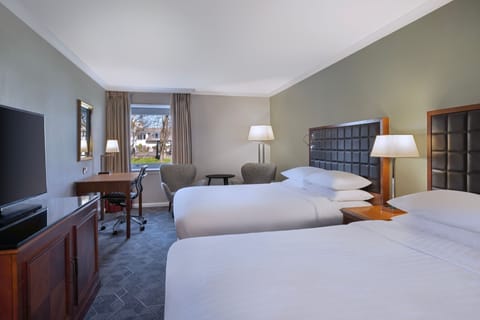 Deluxe Room, 2 Double Beds | 1 bedroom, premium bedding, pillowtop beds, in-room safe