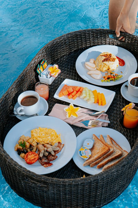 Daily buffet breakfast (IDR 125000 per person)