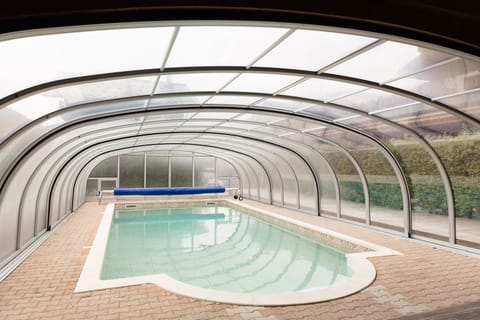 Indoor pool, seasonal outdoor pool