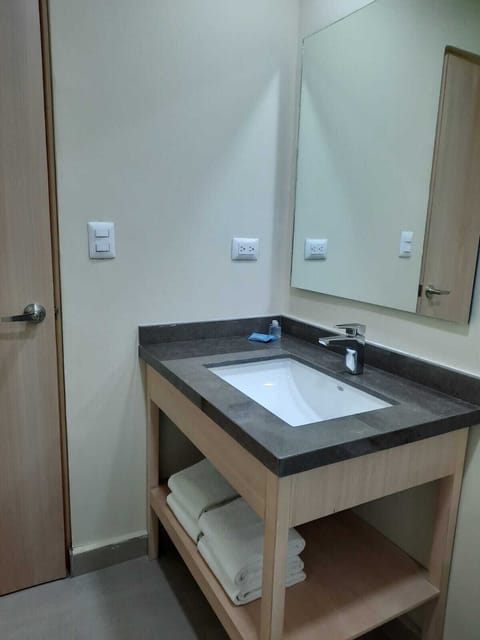 Executive Room | Bathroom | Shower, free toiletries, hair dryer, towels