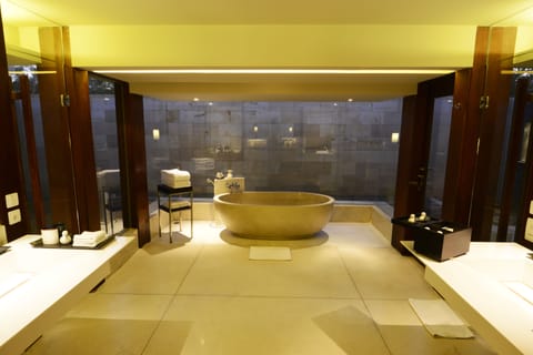 Two Bedroom Private Pool Villa | Bathroom | Separate tub and shower, designer toiletries, hair dryer, bathrobes