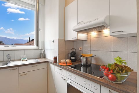 Family Apartment, 2 Bedrooms (Castle view) | Private kitchen | Fridge, microwave, oven, stovetop