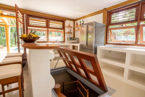 Villa Heliconia | Private kitchen | Fridge, oven, blender