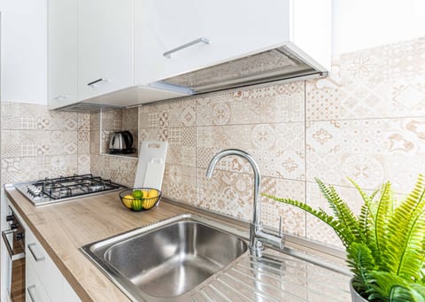 Apartment | Private kitchen | Fridge, microwave, oven, espresso maker