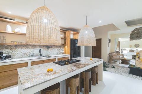 Basic Villa, Multiple Beds | Private kitchen | Fridge, microwave, stovetop, coffee/tea maker