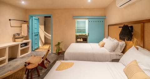 Deluxe Double Room, 2 Double Beds | Egyptian cotton sheets, premium bedding, minibar, in-room safe