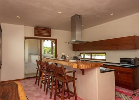 Presidential Suite, 3 Bedrooms, Pool View | Private kitchen | Full-size fridge, microwave, oven, stovetop