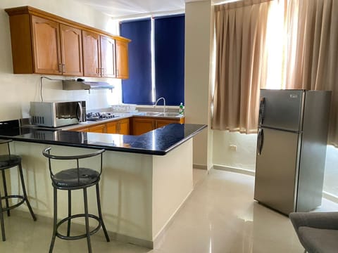 Grand Studio Suite | Private kitchen | Microwave, stovetop, coffee/tea maker, cleaning supplies