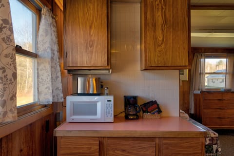 Executive Cabin | Private kitchen | Microwave, coffee/tea maker