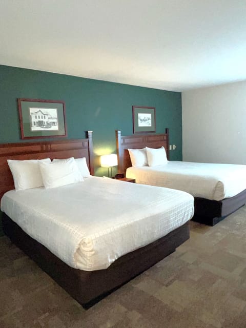 Double Queen Room | Egyptian cotton sheets, premium bedding, pillowtop beds, desk