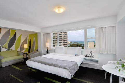 Deluxe Single Room, 1 King Bed with Sofa bed, Ocean View | In-room safe, desk, laptop workspace, blackout drapes