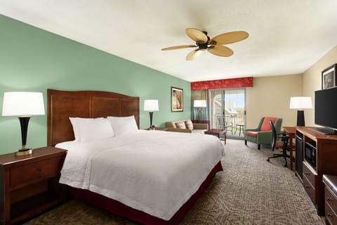 King Room, Partial Ocean View, Audio/Visual | Premium bedding, in-room safe, desk, blackout drapes